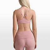 New Solid Color Sports Yoga Slim Fit Short Vest Top and Pants Set XS-26L2164
