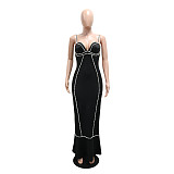 Sexy Slim Fit Sleeveless Spaghetti Strap Bubble Dress CYA-902240