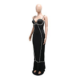 Sexy Slim Fit Sleeveless Spaghetti Strap Bubble Dress CYA-902240
