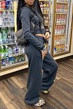 Fashionable Casual Printed Hooded Sweatshirt and Pants Set MJL-201