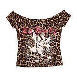 New Sexy Slim Fit Off-Shoulder Short-Sleeve Shorts Set MJL-XX350