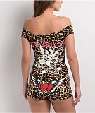 New Sexy Slim Fit Off-Shoulder Short-Sleeve Shorts Set MJL-XX350
