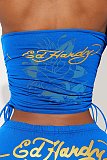Sexy Printed Bandeau Top and Shorts Set MJL-502