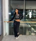 Fashionable Casual Printed Hooded Sweatshirt and Pants Set MJL-201