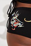 Sexy Printed Bandeau Top and Shorts Set MJL-502