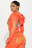 Fashionable Casual Printed Long-Sleeved Trousers Set MJL-2021