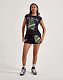 Fashionable Black Position Print Short-Sleeve and Shorts Set MJL-XX513