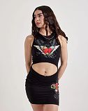 New Fashionable Slim Fit Pattern Print Navel Dress MJL-XX582
