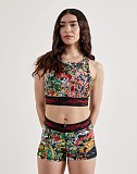 Sexy Digital Print Vest and Shorts Two-Piece Set 	MJL-XX585