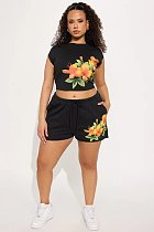 Fashionable Printed Vest and Shorts Set MJL-XX685 Fashionable Printed Vest and Shorts Set MJL-XX685
