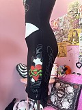 New Fashionable Slim Fit Pattern Print Navel Dress MJL-XX582