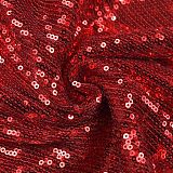 Sexy Mesh Camisole V-Neck Sequined Dress BY-7647