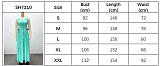 Fashionable Sleeveless V-Neck Button-Up High-Waisted Full Skirt Dress QZ-7310