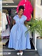 Casual Sleeveless Single-Breasted Striped Tie-Waist Slimming Dress QZ-6569