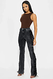 New Fashionable Lace-up Drawstring Sexy Jeans RS-R072