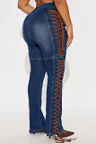 New Fashionable Lace-up Drawstring Sexy Jeans RS-R072