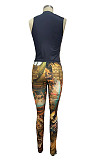 Fashion Retro Oil Painting Digital Positioning Print Set FC-1249