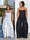 Stylish Solid-Color Two-Piece Set Lace Bandeau Top & Trousers OLY-6169