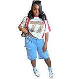 Summer New Style Washed Tassel 3D Cargo Pocket Jeans RS-50603