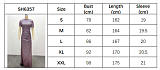 Fashionable Short-Sleeved Pleated Party Evening Dress QZ-6357