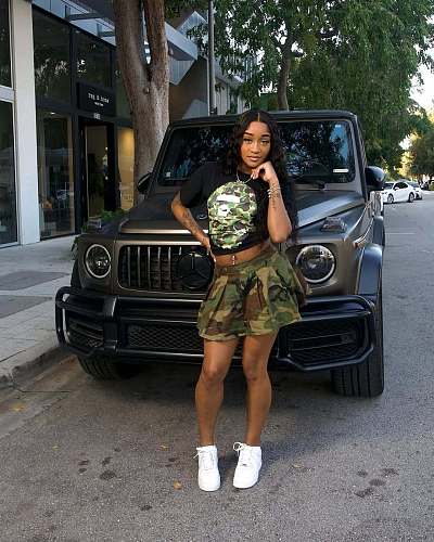 Sexy Trendy Street Style Short Camouflage Skirt RS-2760