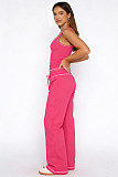 Fashionable Casual Sports Vest and Wide-Leg Pants Set SSN-211518