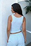 Fashionable Casual Sports Vest and Wide-Leg Pants Set SSN-211518