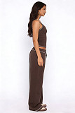 Fashionable Casual Sports Vest and Wide-Leg Pants Set SSN-211518
