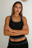 Fashionable Casual Sports Vest and Wide-Leg Pants Set SSN-211518