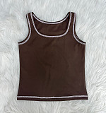Fashionable Casual Sports Vest and Wide-Leg Pants Set SSN-211518