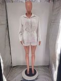 Casual Long-Sleeved Shirt and Shorts Suit RC-3251
