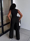 Fashionable Sleeveless Casual Trousers Two-Piece Set XMSM-5800