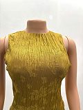 New Fashionable Sleeveless Vest Top and Wide-Leg Pants Two-Piece Set QZ-3987