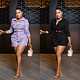 Casual Lapel Single-Breasted Pocket Shirt and Shorts Two-Piece Set YNS-8028