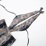 2026 Sexy Tight-Fitting Snake Print Backless Jumpsuit RS-26JP014