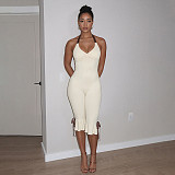 2026 New Halter Neck Strap Sexy Slim Fit Jumpsuit RS-26JP028