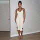 2026 New Halter Neck Strap Sexy Slim Fit Jumpsuit RS-26JP028