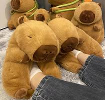 Teddy Bear Cotton Slippers Plush Kapibara Cartoon Otter Wholesale RS-20260326