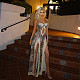 Summer Sexy Leopard Print Lace Slit Slip Dress SUM-25162