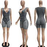 2026 Fashionable Casual Drawstring Knitted Jumpsuit NIYA-8208