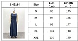 Casual Sleeveless Elegant Commuter-Style Long Dress With Slim Waist and Zipper Collar QZ-5164