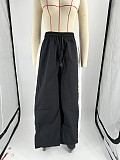 Fashionable Color-Blocked Pants - Versatile Loose Wide-Leg Trousers RS-8510
