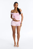 Casual Sports Digital Positioning Printed Shorts Set QYU-4300
