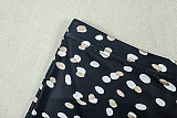 Sexy Backless Floral Print Polka Dot Strapless Slim Fit Trousers Set JY-919518