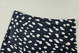 Sexy Backless Floral Print Polka Dot Strapless Slim Fit Trousers Set JY-919518