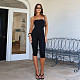 Sexy Solid Color Slim Fit Strapless Backless Bodysuit RS-D9961