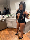 Sexy Polka Dot Print Elastic Halter Neck Backless Jumpsuit Shorts MEM-88685