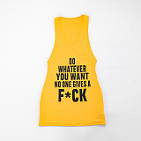 New Fashionable Letter Print Sexy Slim Fit Vest Dress RS-26DS002