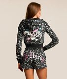 Fashionable Casual Printed Long-Sleeved Short-Sleeved Suit MJL-X261