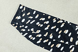 Sexy and Stylish Backless Printed Polka Dot Bandeau Bodycon Pants Set JY-919158